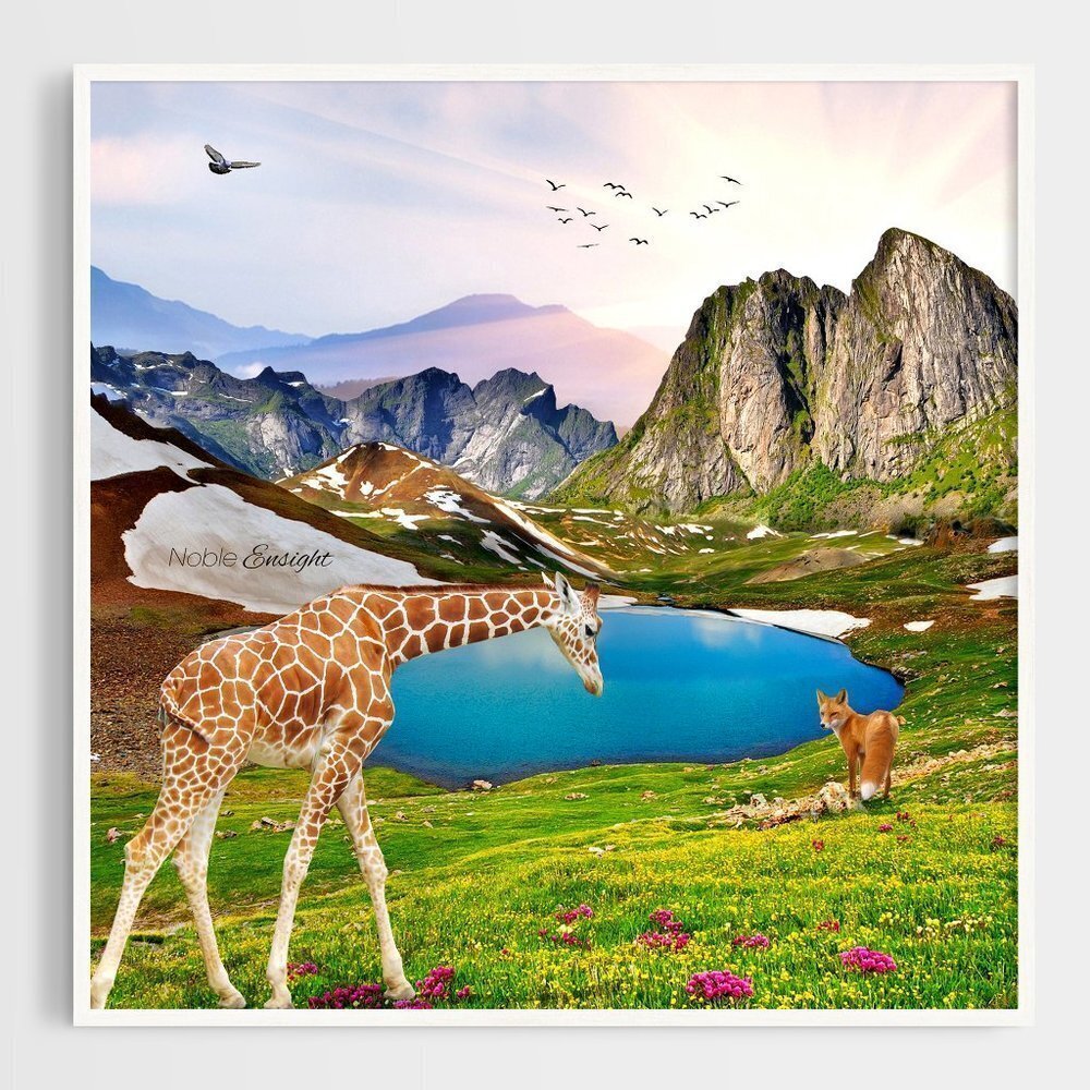 Landscape Architecture Nature Composite‎ Wall Art Fantasy Print